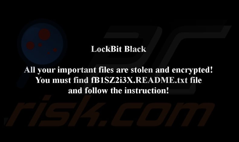 SuperBlack ransomware Carta da parati