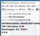 INTERNATIONAL MONETARY FUND (IMF) Email Truffa