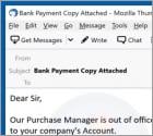 Bank Payment Copy Email Virus