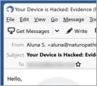 We Hacked & Extracted Information From Your Device Email Truffa