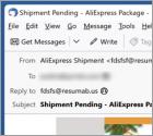 AliExpress Package Email Truffa