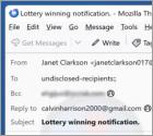 2026 FIFA World Cup Lottery Email Truffa