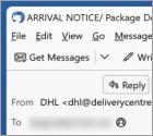 DHL - Notice For Failed Package Delivery Email Truffa