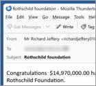 Rothschild Foundation Email Truffa