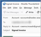 Signed Invoice Email Truffa