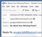 Google Email Lottery International Promotions Truffa