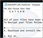 Saturn Ransomware