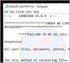 GandCrab 5.0.9 Ransomware