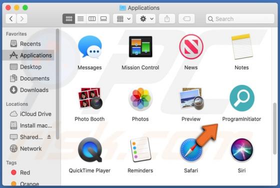 ProgramInitiator Adware (Mac)