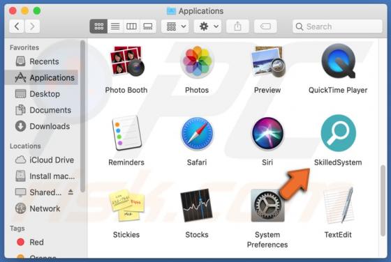 SkilledSystem Adware (Mac)