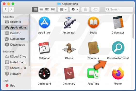 CoordinatorBoost Adware (Mac)