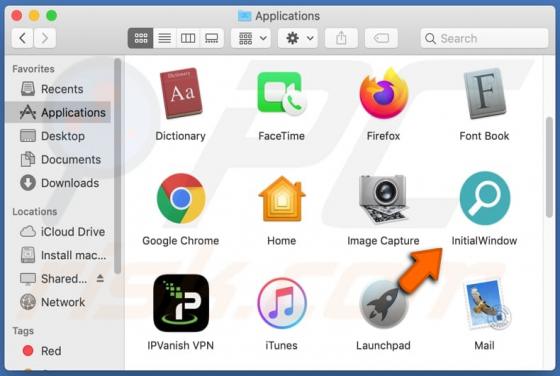 InitialWindow Adware (Mac)