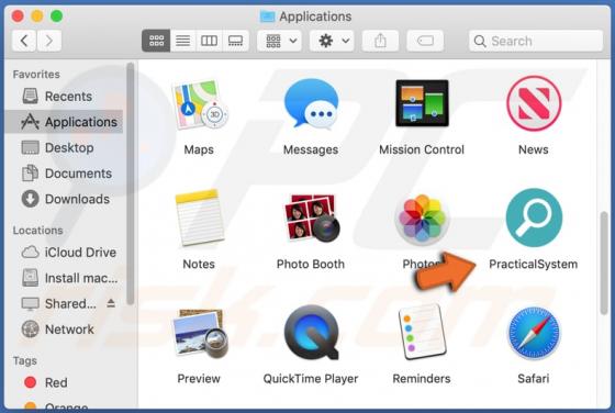 PracticalSystem Adware (Mac)