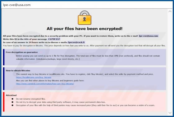 Cve Ransomware