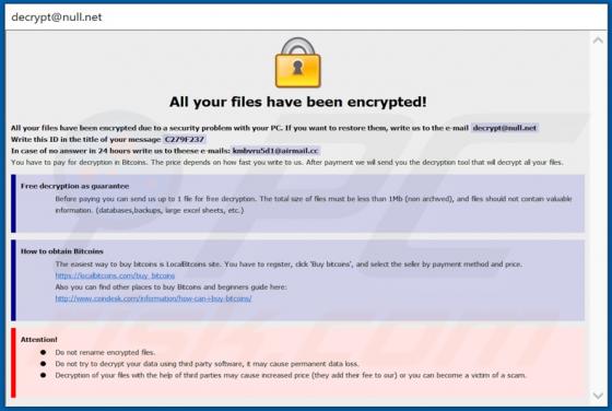 Zxcv Ransomware