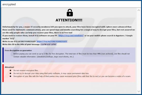 MessedUp Ransomware