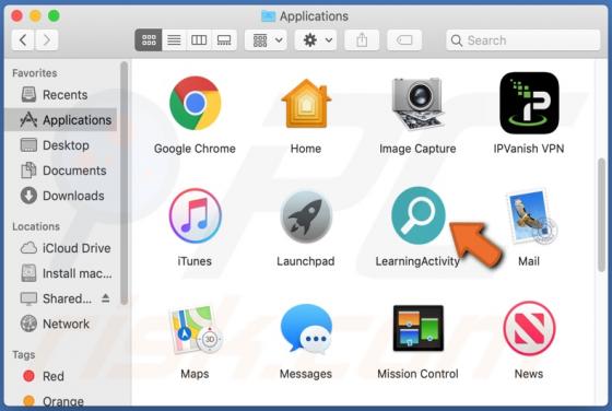 LearningActivity Adware (Mac)