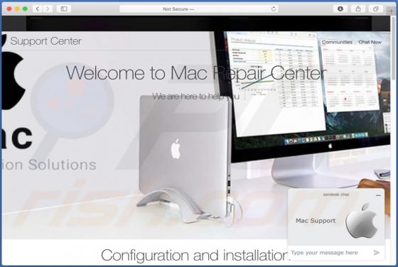 Mac Repair Center POP-UP Truffa (Mac)