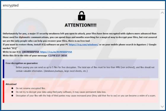 ELDAOSLA Ransomware