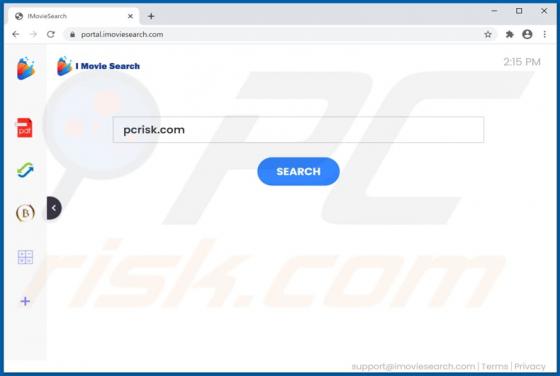 IMovieSearch Browser Hijacker (Dirottatore)