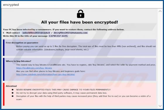 Acuff Ransomware