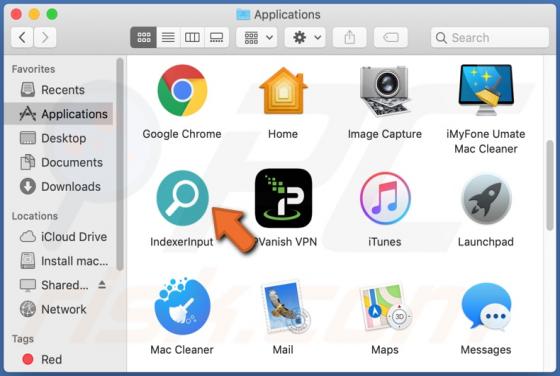 IndexerInput Adware (Mac)