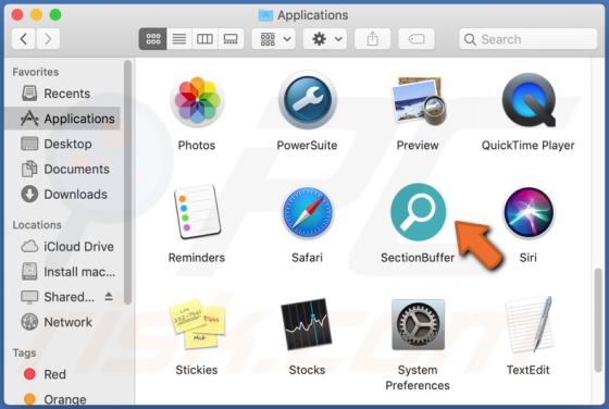 SectionBuffer Adware (Mac)