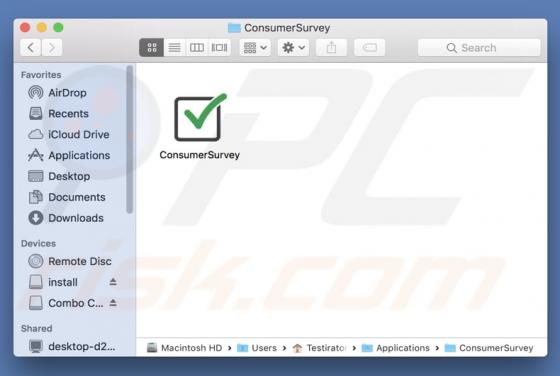 ConsumerSurvey Adware (Mac)