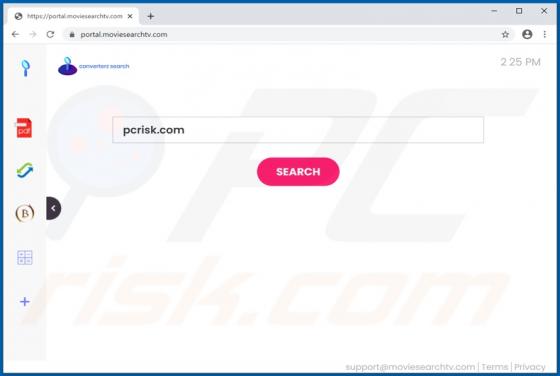 MovieSearchTV Browser Hijacker (Dirottatore)