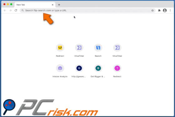 Flip-search.com Dirottamenti (Mac)