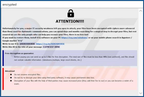 HOTEL Ransomware