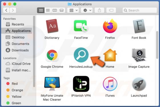 HerculesLookup Adware (Mac)