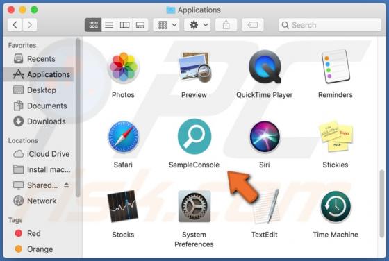 SampleConsole Adware (Mac)