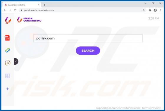 SearchConverterInc Browser Hijacker