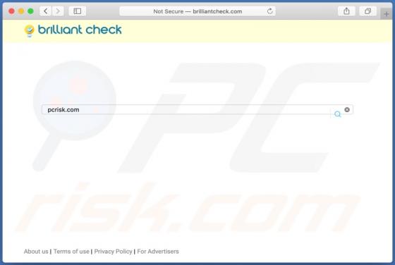 Brilliant Check Browser Hijacker (Mac)