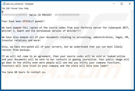 HelloKitty Ransomware