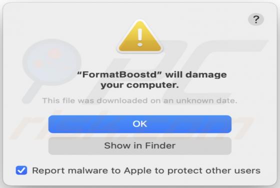 FormatBoost Adware (Mac)
