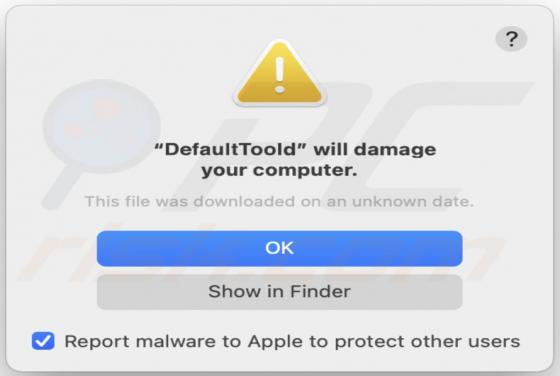 DefaultTool Adware (Mac)