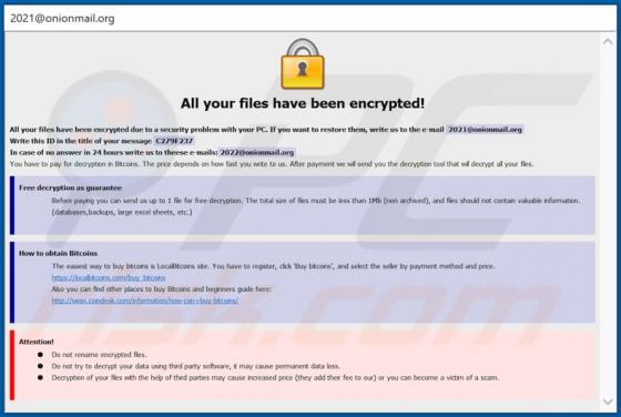 2122 Ransomware