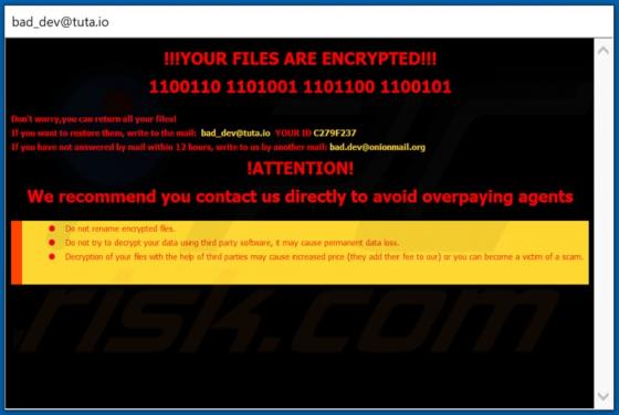 Bdev Ransomware