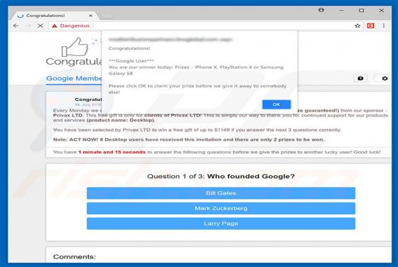 You Are Our Winner Today! POP-UP Truffa