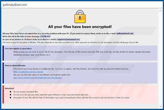 Coms Ransomware