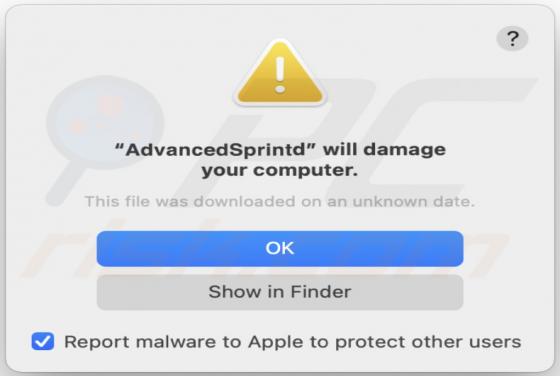 AdvancedSprint Adware (Mac)