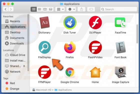 FileDisplay Adware (Mac)
