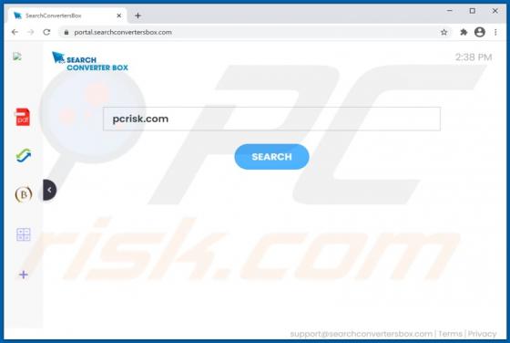 SearchConvertersBox Browser Hijacker