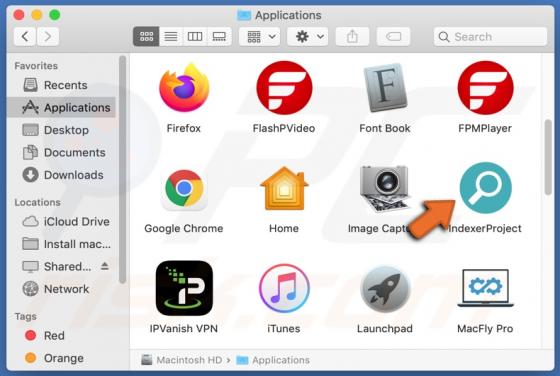 IndexerProject Adware (Mac)