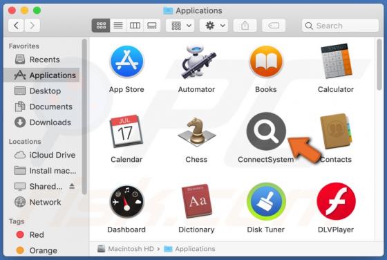 ConnectSystem Adware (Mac)