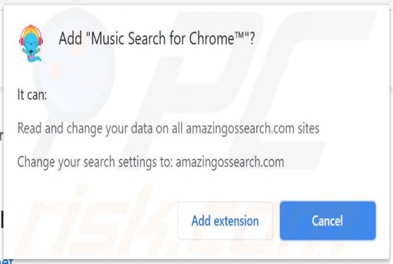 Music Search for Chrome Browser Hijacker