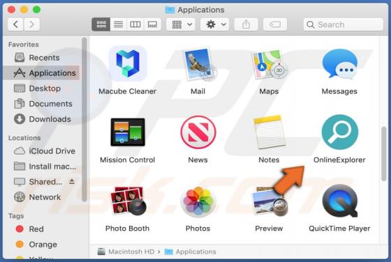 OnlineExplorer Adware (Mac)