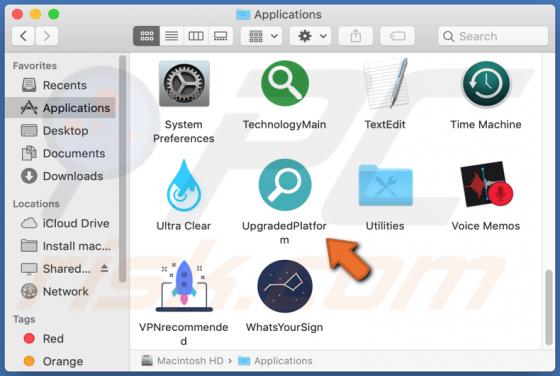 UpgradedPlatform Adware (Mac)